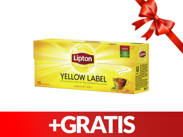 herbata lipton 25szt gratis